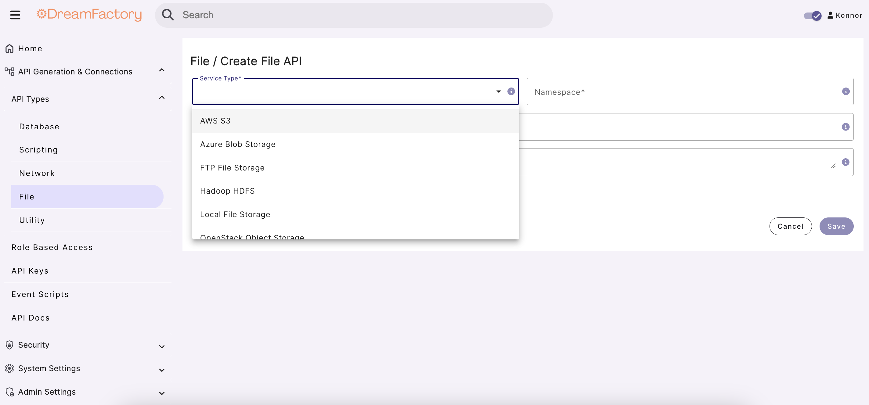 aws s3 api selection
